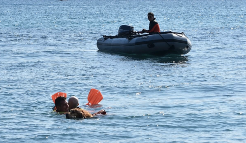 Esercitazione salvataggio in acqua - Bagni San Giovanni - Pietra Ligure 2021